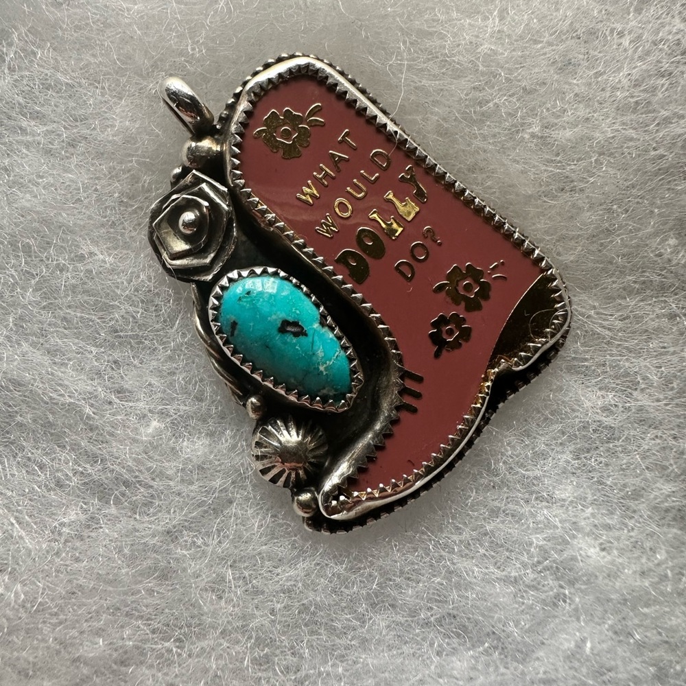 Dolly Turquoise pendant necklace